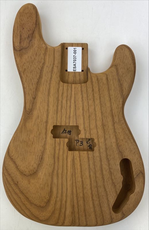 Body American Ash, 2-pcs. Caramel, Precision Bass, Unique Piece 001